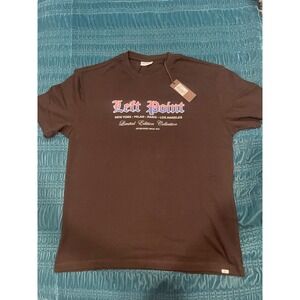 Left‎ Point Rhinestone Skull Graphic T Shirt Mens 2XL Black Limited Edition